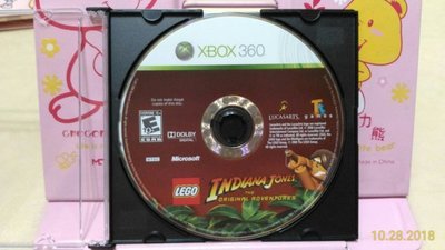 正版 XBOX360 印第安納瓊斯 Indiana Jones 遊戲光碟 裸片