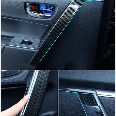 卡羅拉豐田汽車配件(altis)2014-2018雙發動機車門內扶手保護不銹鋼內把手裝飾改裝內飾