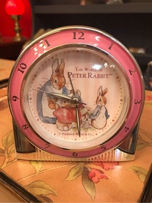 彼得兔(比得兔) 兔媽媽音樂鬧鐘 指針桌上時鐘 台灣製 (網路特價)