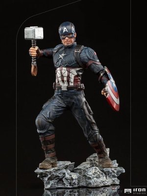 全新 Iron Studios BDS 1/10 無限傳奇 美國隊長 Captain America 雕像
