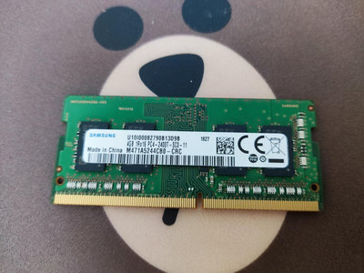 三星 Samsung NB 記憶體 DDR4 PC4-2400T (1Rx16)4GB