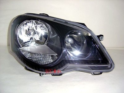 【UCC車趴】VW 福斯 POLO V 5代 06 07-09 GTI 9N2/9N3 原廠型 黑框大燈 一組5800元