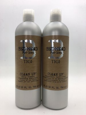 美國愛買 TIGI BED HEAD FOR MEN 純淨洗髮精+修護素 750ml