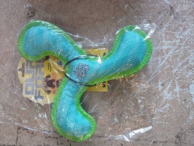 ☘️小福袋☘️TUFFY ➤迴力鏢-藍綠色(小)➤抗憂鬱磨牙/狗狗玩具/訓練玩具/拉扯玩具/互動玩具/耐咬