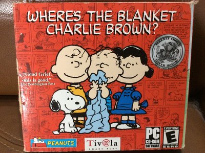 二手美國帶回史奴比遊戲Snoopy  Peanuts Where's The Blanket Charlie Brown