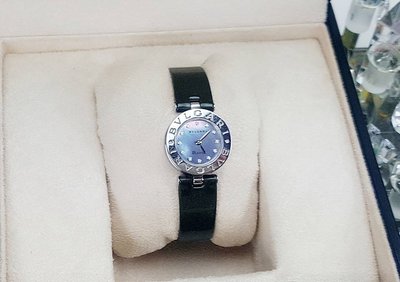 BVLGARI寶格麗 女錶~B.Zero1系列 稀少貝殼面 12鑽面盤 手錶