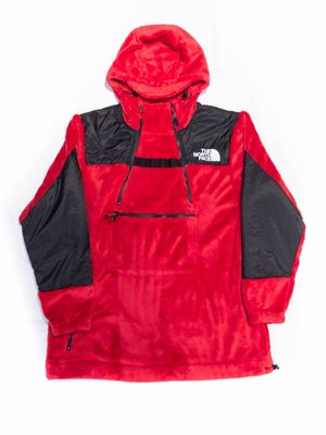 The North Face Black Series Kazuki Kuraishi Gear Fleece Jacket. 黑紅 毛毛 帽衫