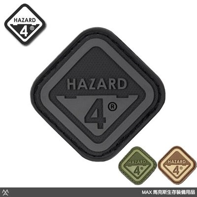 馬克斯 - Hazard 4 Logo 菱形臂章 / 多色可選 / PAT-H4