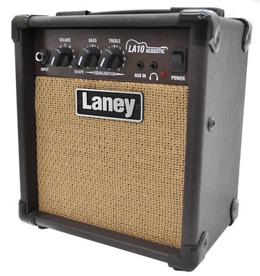 『放輕鬆樂器』全館免運費 英國 Laney LA-10 民謠 木吉他 烏克麗麗 音箱 LA10