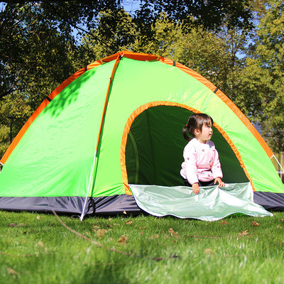 【熱賣精選】新品戶外帳篷加厚雙人3-4人單人全自動速開帳篷戶外防雨露營野營