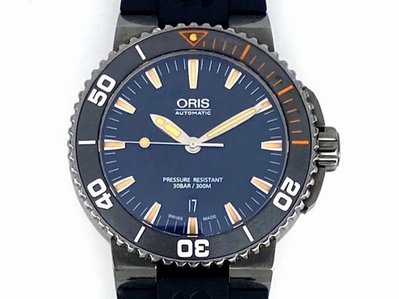 【JDPS 久大御典品 / 名錶專賣】ORIS 豪利時錶 Aquis系列 42mm 自動膠帶 附盒證 編號Q8195