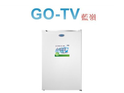 【GO-TV】TECO東元 95L 直立式冷凍櫃(RL95SW) 全區配送