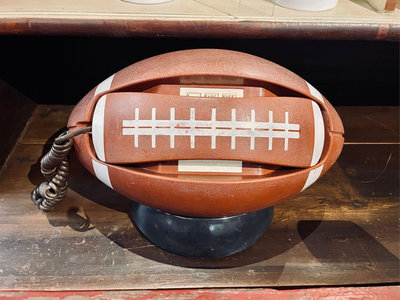 早期復古懷舊美式橄欖球造型電話 陳列道具
