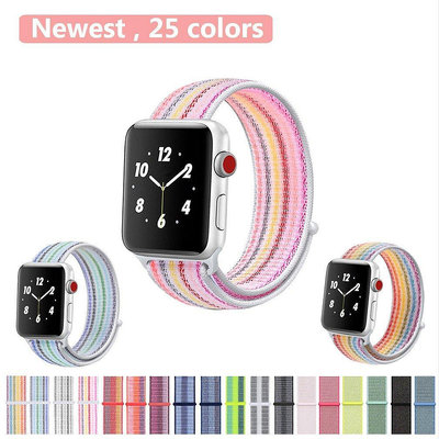 熱銷 Apple Watch6/5/4尼龍錶帶apple watch se尼龍錶帶運動錶帶iwatch series6魔