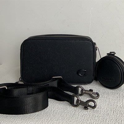 【九妹精品】COACH cc070 新款男士 相機包 男士纖巧斜挎包 相機包 側背包 男包