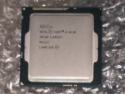 售四代intel Core i3-4130 3.4G 22nm LGA1150腳位 CPU (良品)