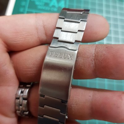 TELUX 18mm 不銹鋼 錶帶  機械錶 老錶 潛水錶 水鬼錶 G06