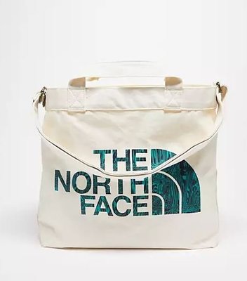 代購The North Face cotton digi logo tote bag手提肩背帆布包托特包