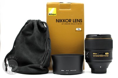 【高雄青蘋果3C】Nikon AF-S NIKKOR 105mm F1.4 E ED 人像鏡皇 公司貨 #64963