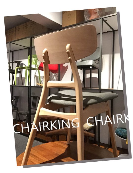 [ 椅子王 ]---北歐風 ALAN實木餐椅