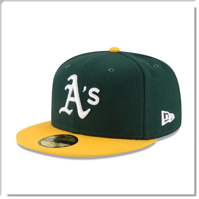 【ANGEL NEW ERA】NEW ERA MLB 奧克蘭 運動家 59FIFTY 正式球員帽 通用 雙色 棒球帽