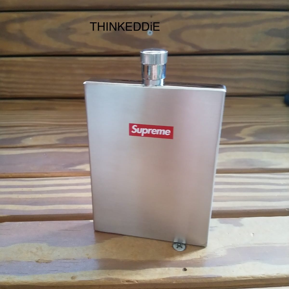 ~THINKEDDiE~全新正品現貨Supreme 13FW Flask Stainless Steel