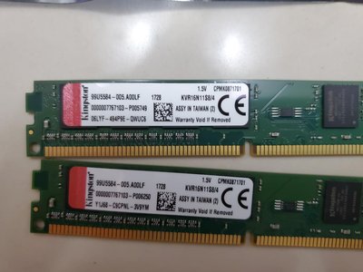 Kingston 記憶體 4g DDR3-1600