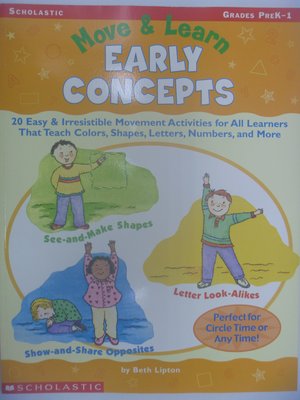【月界】Move &amp; Learn：Early Concepts_Beth Lipton　〖少年童書〗CES