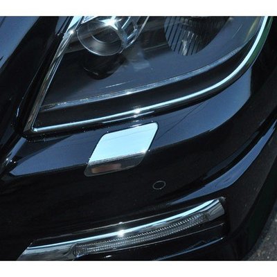 【JR佳睿精品】11-UP Benz 賓士 SLK200 SLK250 R172 改裝 鍍鉻噴水器蓋 洗燈飾蓋