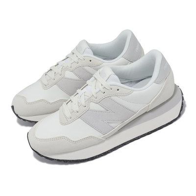 S.G New Balance WS237SW B楦 NB237 女鞋 白灰 米杏 麂皮 皮革 復古 運動鞋 休閒鞋