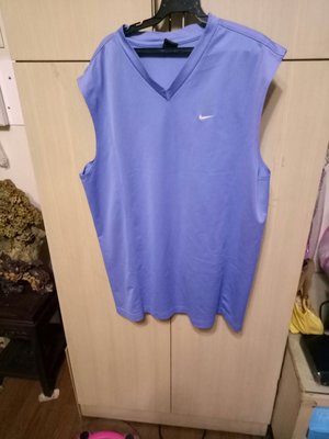 Nike藍色3XL肩19胸23長30（櫃4綠袋342）