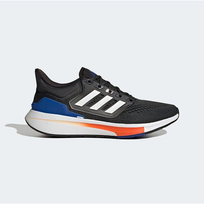 Adidas EQ21 RUN 男款 黑橘白藍 慢跑鞋 GY2194