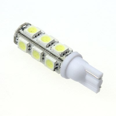 【雅虎A店】 T10 13晶 台灣製造 SMD 5050 LED 汽機車小燈 燈泡 方向燈 (白/紅/藍/黃/綠