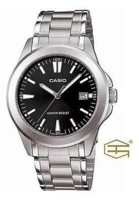 【天龜 】CASIO 經典黑 時尚 日期石英錶 MTP-1215A-1A2