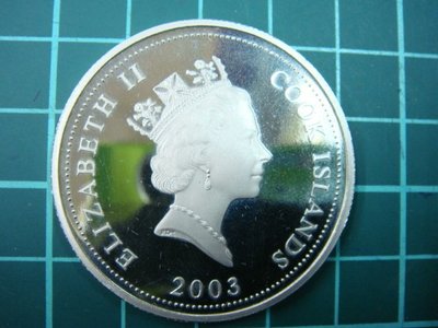 2003年~英屬庫克群島50C紀念幣.品項如圖