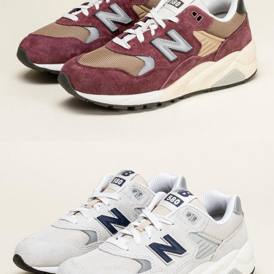 現貨iShoes正品New Balance 580 情侶鞋日系復古鞋MT580ECA MT580GNV D