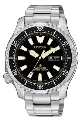 【金台鐘錶】CITIZEN 星辰 (黑水鬼) 潛水機械錶  200米防水 42mm NY0090-86E