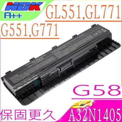 ASUS A32N1405 電池 保固最久 華碩 G551 G771 N551 N751 GL551 GL771 G58