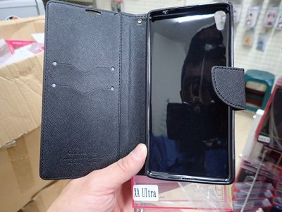壹 CHENG TAI Sony F3215 C6 XA Ultra XAU 馬卡龍 皮套 XAU 雙色十字紋
