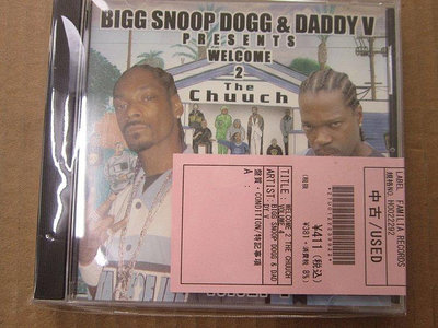 BIGG SNOOPDOGG DADDY V/ Welcome 2 The&#92;nChuuch V o1.4 開封CD【大眾娛樂唱片城】