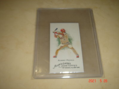 美國職棒 Cardinals  Albert Pujols  2008 Topps A & G Mini版 球員卡