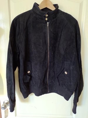 [99go] ORVIS  ASPORTING TRADITIN 美式 几皮 磨毛皮 夾克 皮衣 外套  L-XL號 古著 復古 vintage