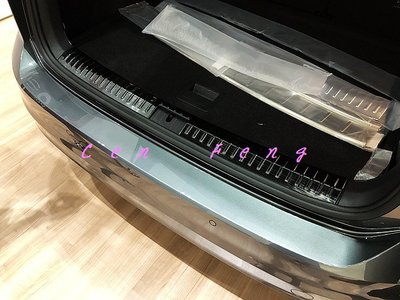 涔峰ＣＦ☆(黑鈦)VW GOLF Sportsvan 不鏽鋼 後內護板 行李箱內護板 尾門內門檻 後保防刮飾板