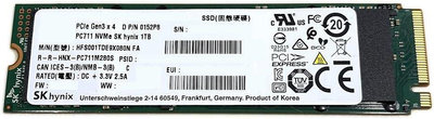 【SK】SSD 1TB NVMe PC711(拆機良品)