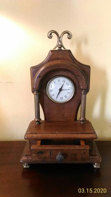CAPANNI 義大利進口精品經典老木頭古堡造型座鐘 桌鐘(經典款)~特價
