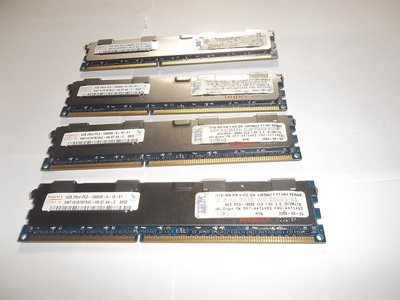 IBM伺服器拆下,4GB,PC3-10600,REG,ECC,DDR3-1333,hynix顆粒