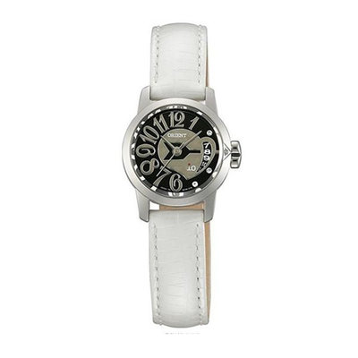 「官方授權」ORIENT東方錶 女 皮帶時尚銀 石英腕錶 (WI0041SZ) 29.5mm