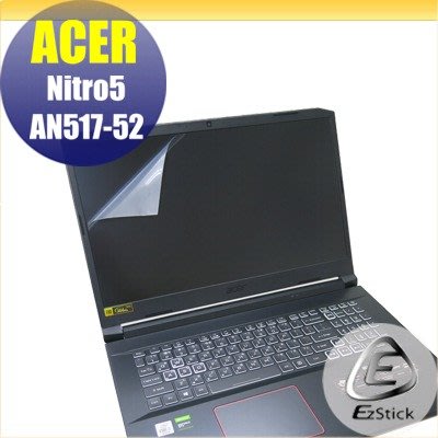 【Ezstick】ACER AN517-52 靜電式筆電LCD液晶螢幕貼 (可選鏡面或霧面)