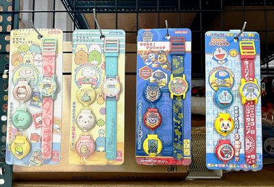 【快樂童年精品】日本ONOEMAN兒童翻蓋卡通電子錶 造型手錶 汪汪隊 角落生物 多拉A夢 兒童手錶 電子錶