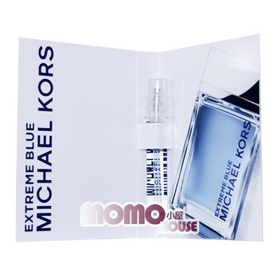 ☆MOMO小屋☆ Michael Kors Extreme Blue 卓越 男性淡香水 1.5ml 試管 (2入)